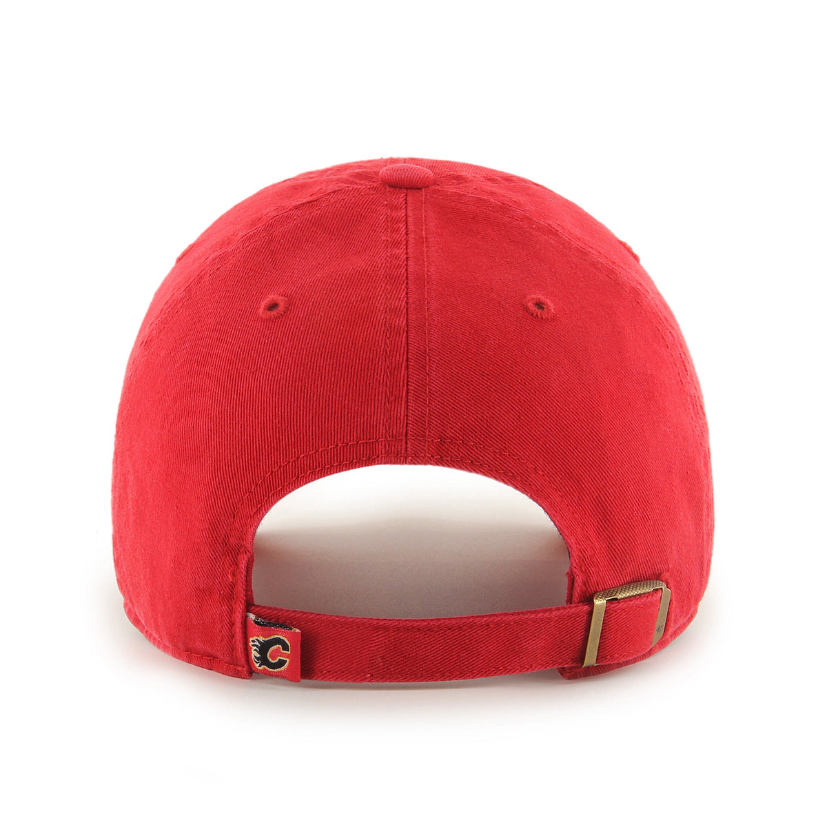 Calgary Flames NHL 47 Brand Men Red Clean Up Adjustable Hat product image 2, provided for visual reference and product
