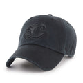 Calgary Flames NHL 47 Brand Men Black on Black Clean Up Adjustable Hat product image 1, provided for visual reference and