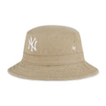 New York Yankees MLB 47 Brand Men Khaki Bucket Hat product image 1, provided for visual reference and product detail review