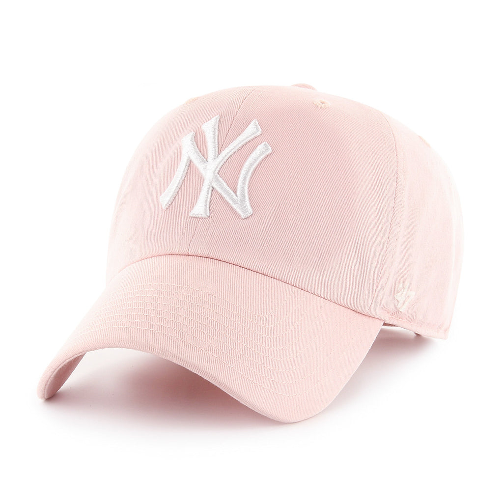 New York Yankees MLB 47 Brand Men Pink Clean Up Adjustable Hat product image 1, provided for visual reference and product