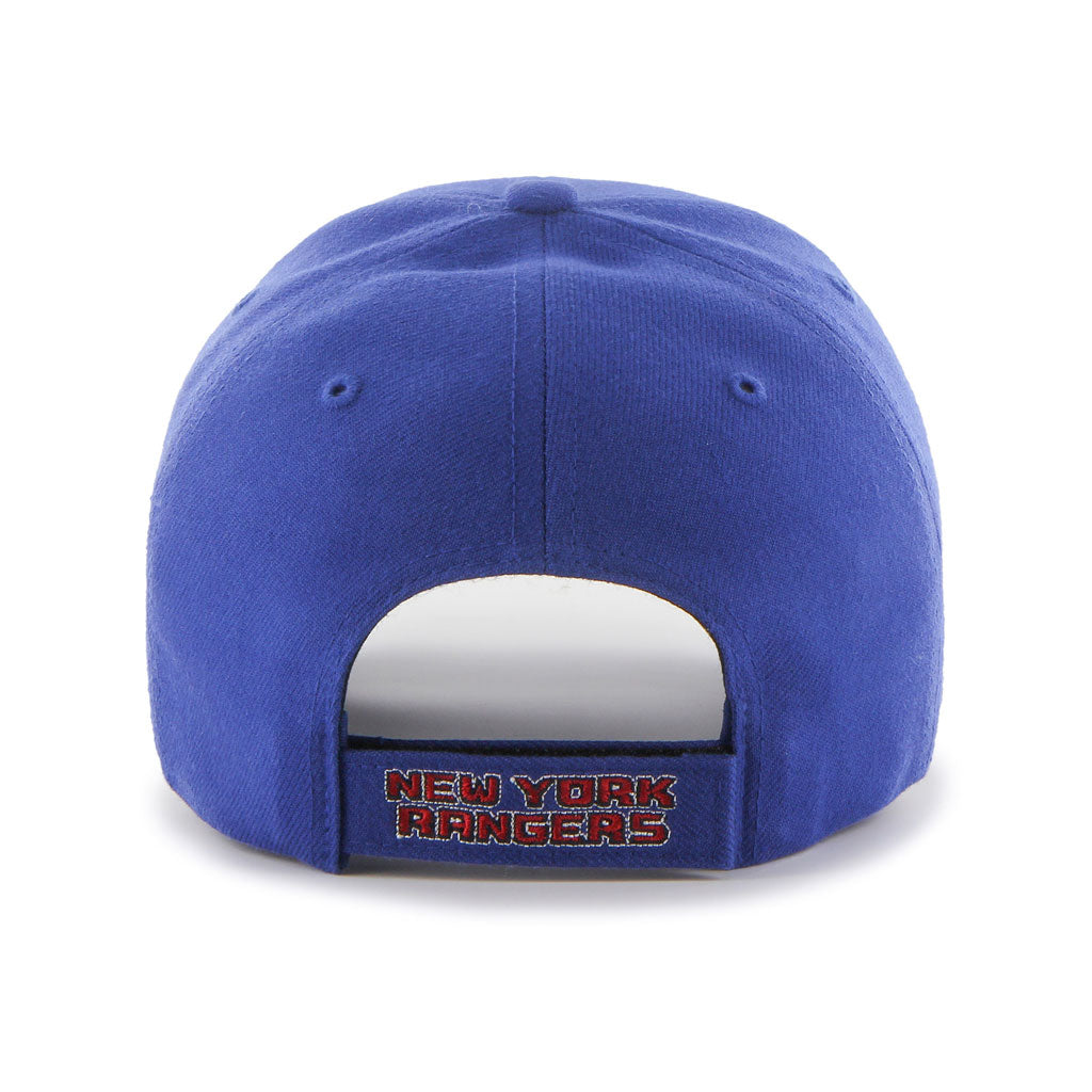 New York Rangers NHL 47 Brand Men Royal MVP Adjustable Hat product image 2, provided for visual reference and product detail