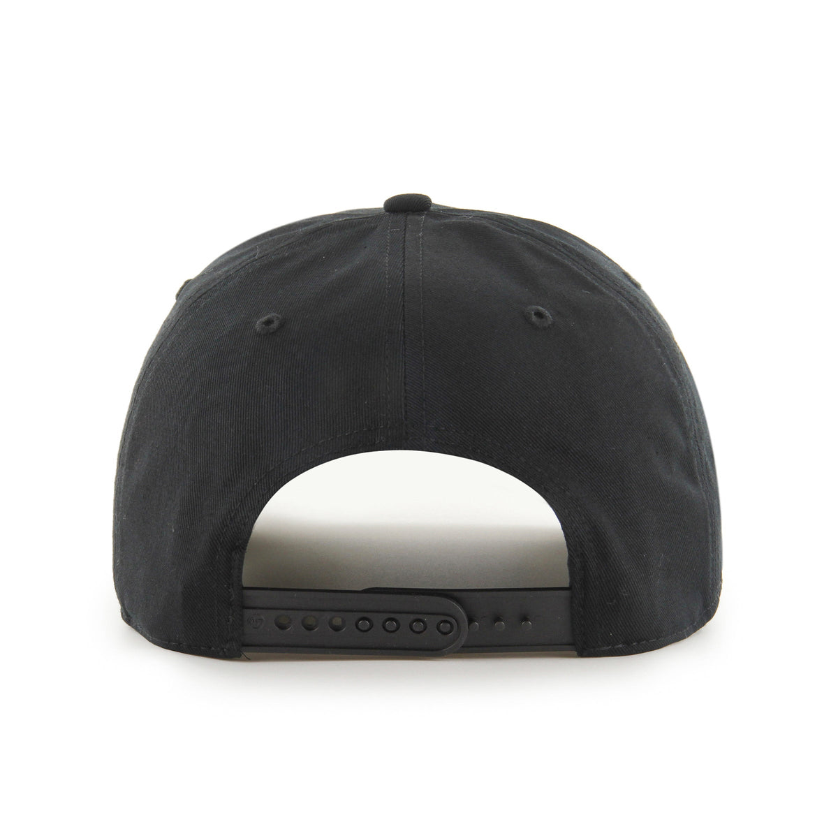 New York Yankees MLB 47 Brand Men Black & White Sure Shot Hitch Adjustable Hat product image 2, provided for visual