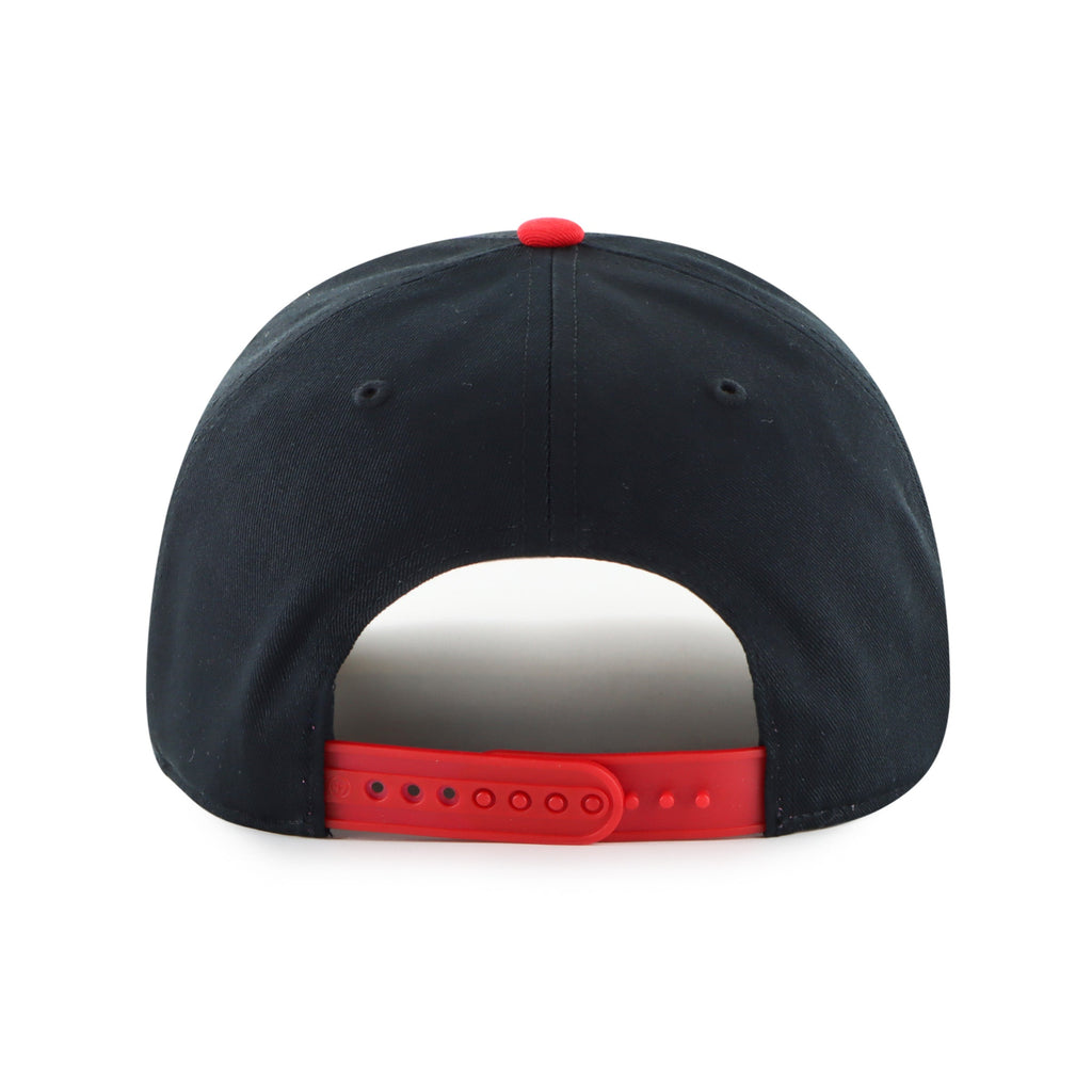 Montreal Canadiens NHL 47 Brand Men Black Crosstown Script Rope Hitch Adjustable Hat product image 5, provided for visual