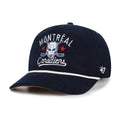 Montreal Canadiens NHL 47 Brand Men Navy HPD Corduroy Rope Hitch Adjustable Hat product image 1, provided for visual