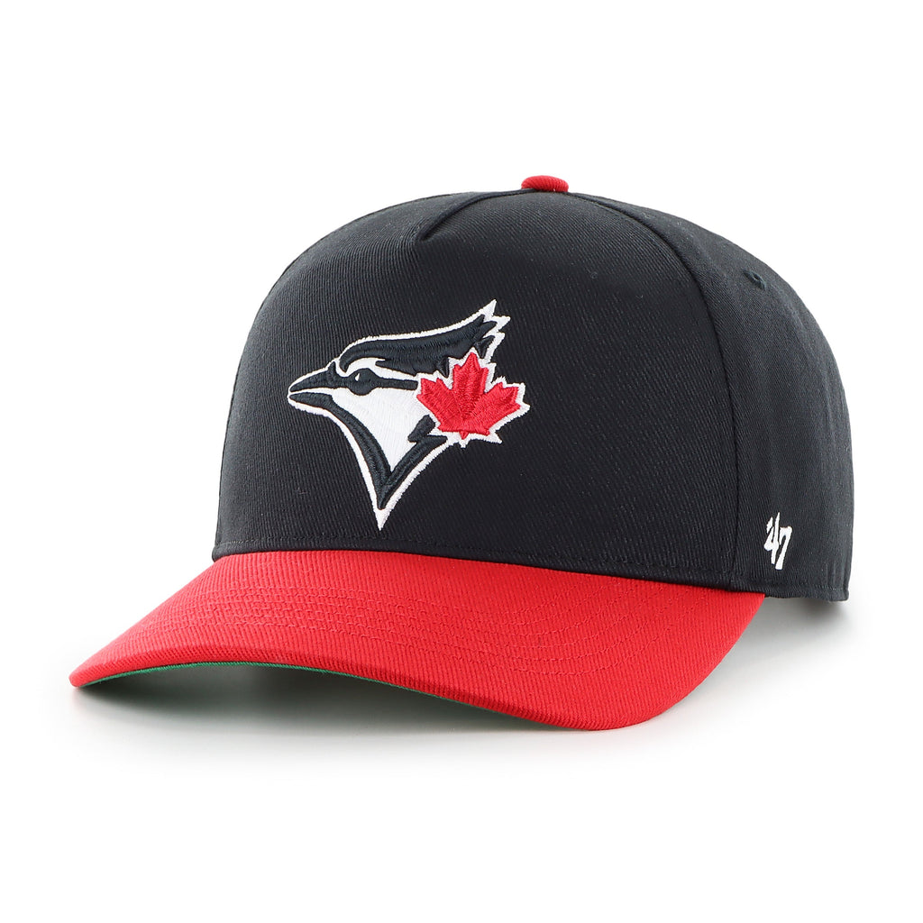 Toronto Blue Jays MLB 47 Brand Men Black Red Golden Age Hitch Adjustable Hat product image 1, provided for visual reference