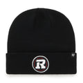 Ottawa RedBlacks CFL 47 Brand Men Black Raised Cuff Knit Hat product image 1, provided for visual reference and product