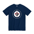 Winnipeg Jets NHL 47 Brand Youth Navy Fan T-Shirt product image 1, provided for visual reference and product detail review