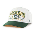 Green Bay Packers NFL 47 Brand Men White Roscoe Rope Two Tone Hitch Snapback Hat product image 1, provided for visual