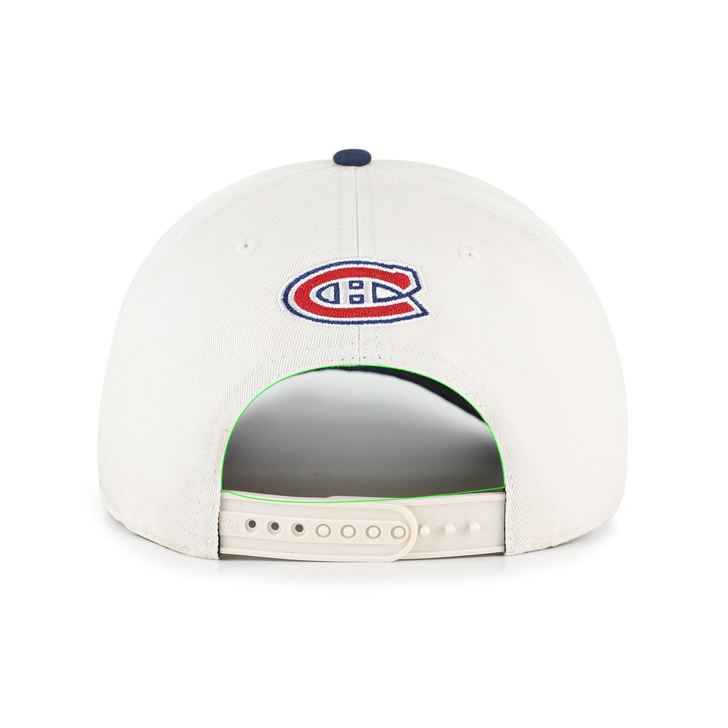 Montreal Canadiens NHL 47 Brand Women Natural Rope Script Hitch Snapback Hat product image 2, provided for visual reference