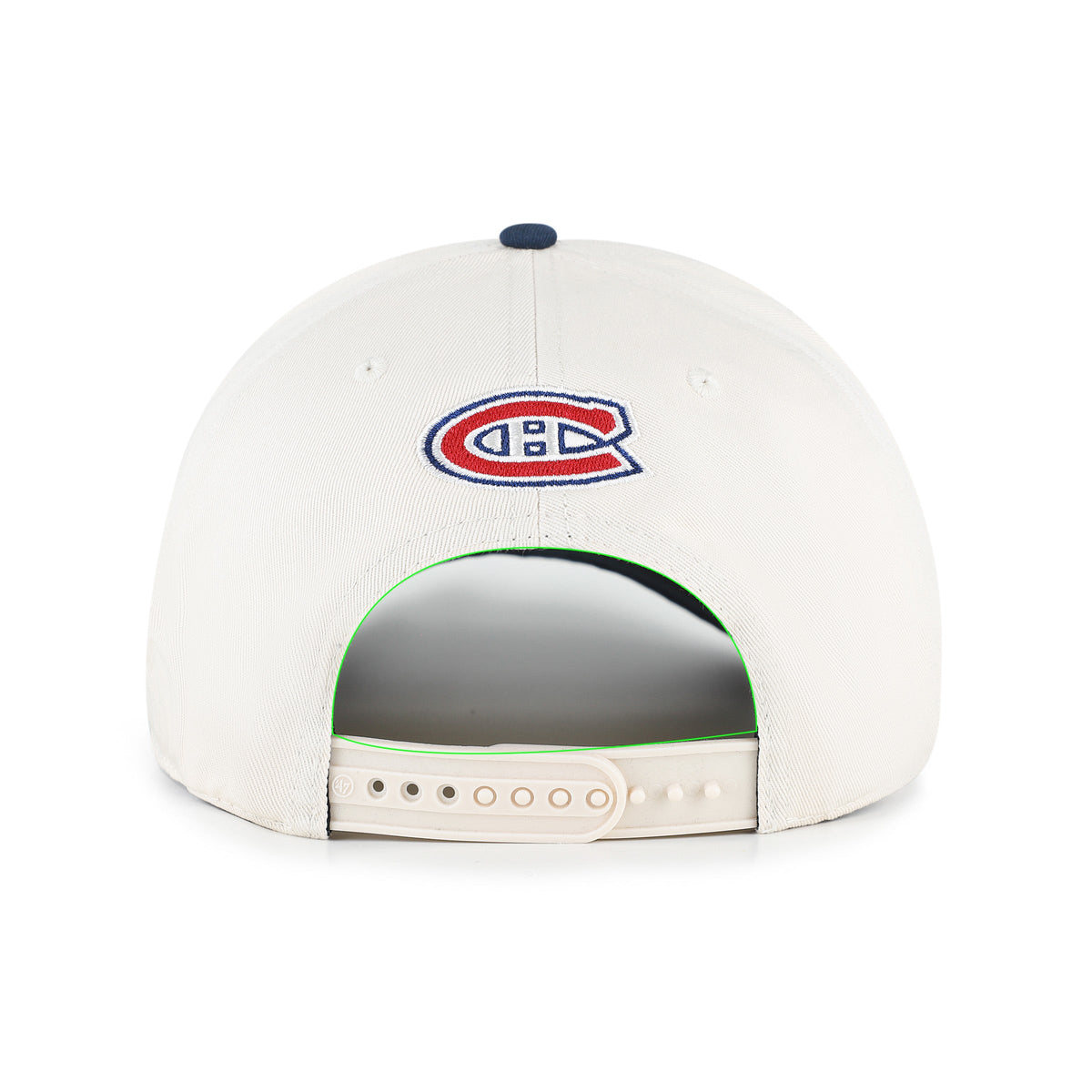 Montreal Canadiens NHL 47 Brand Women Natural Rope Script Hitch Snapback Hat product image 2, provided for visual reference