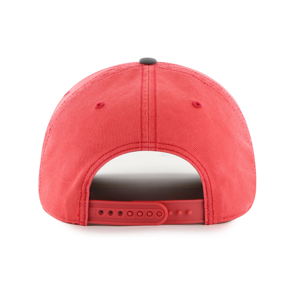 Montreal Canadiens NHL 47 Brand Men Red Calderwood Hitch Adjustable Hat product image 2, provided for visual reference and