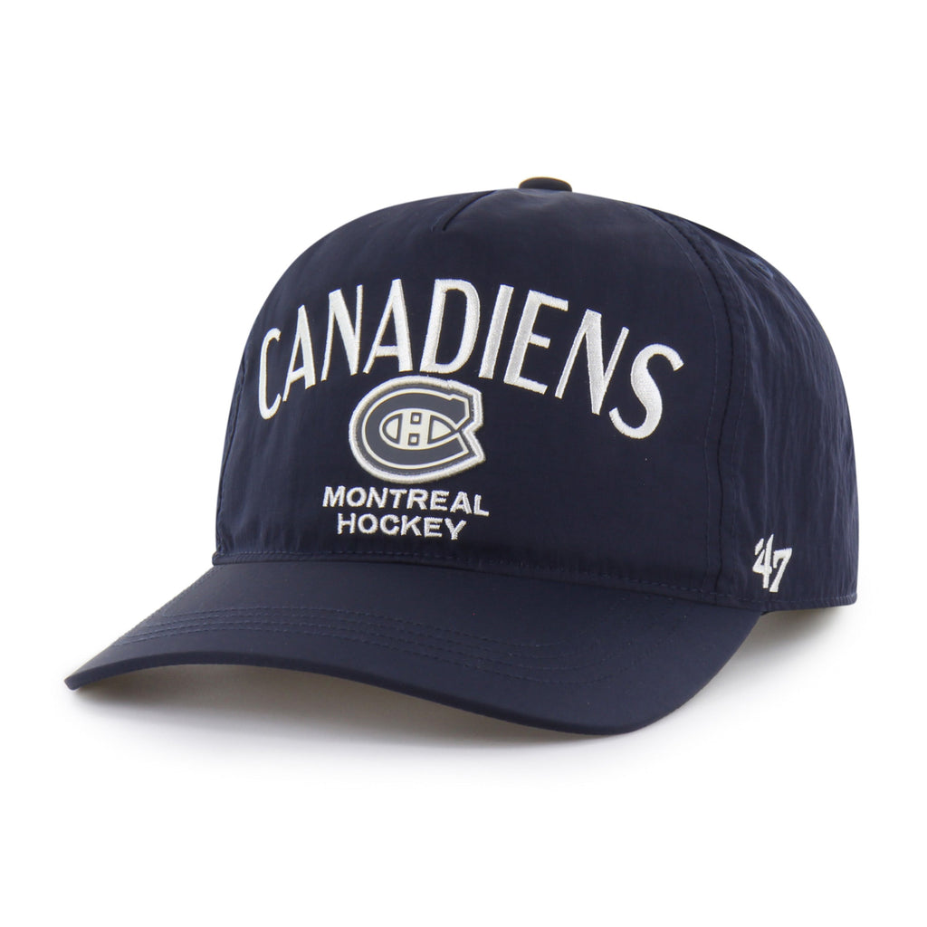 Montreal Canadiens NHL 47 Brand Men Navy Nylon Modernia Hitch Adjustable Hat product image 1, provided for visual reference