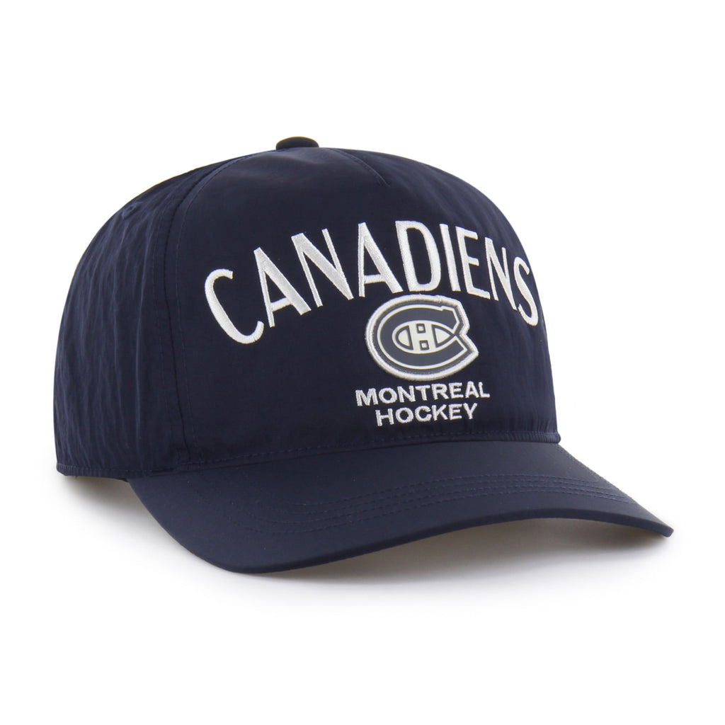 Montreal Canadiens NHL 47 Brand Men Navy Nylon Modernia Hitch Adjustable Hat product image 3, provided for visual reference