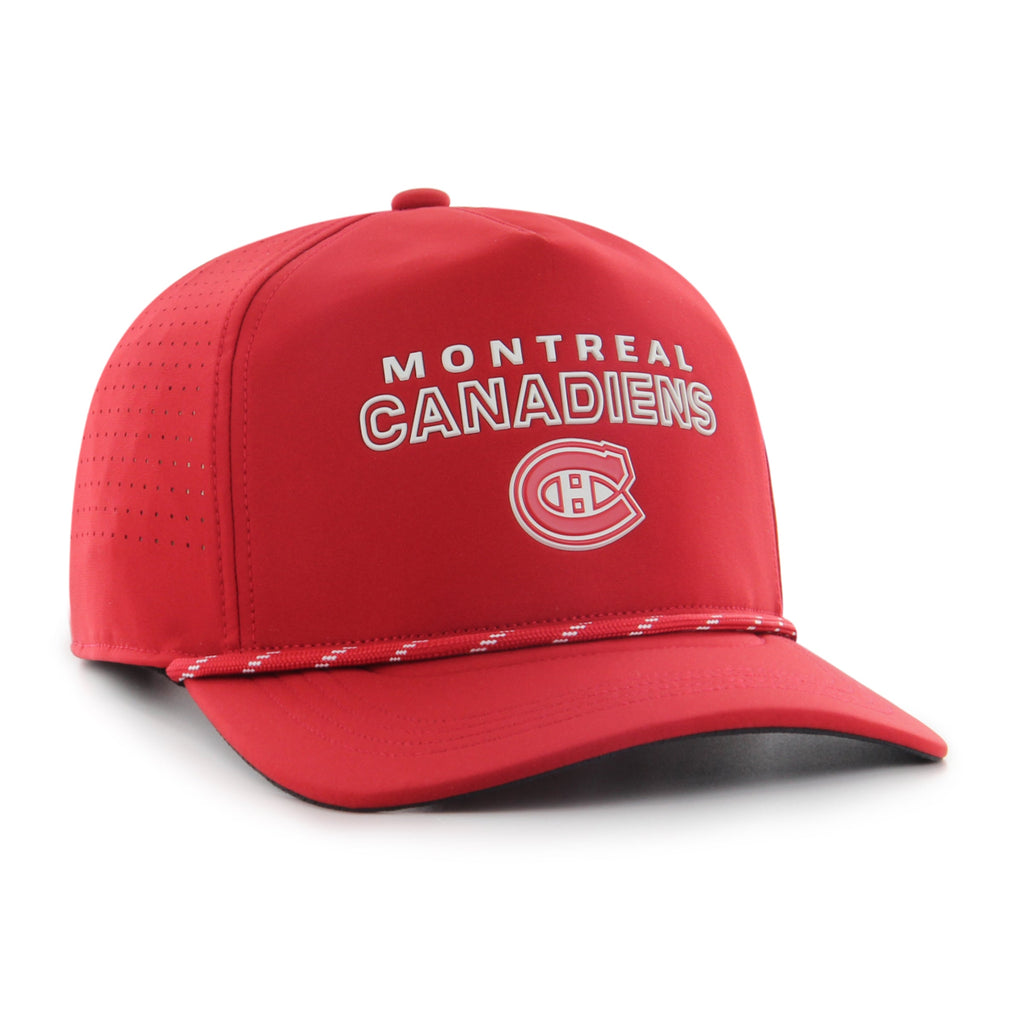 Montreal Canadiens NHL 47 Brand Men Red Vault Hitch Adjustable Hat product image 3, provided for visual reference and