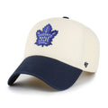 Toronto Maple Leafs NHL 47 Brand Men Natural Two Tone Clean Up Adjustable Hat product image 1, provided for visual reference