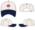 Montreal Canadiens NHL 47 Brand Natural Two Tone Base Runner Ballpark Clean Up Adjustable Hat product image 1, provided for