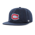 Montreal Canadiens NHL 47 Brand Men Navy Captain Relaxed Fit Snapback product image 1, provided for visual reference and