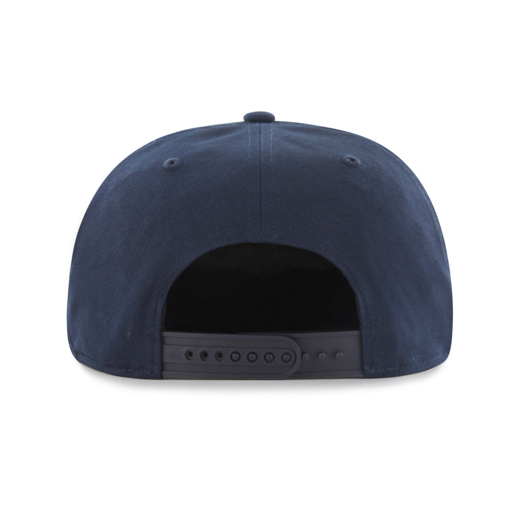 Montreal Canadiens NHL 47 Brand Men Navy Captain Relaxed Fit Snapback product image 2, provided for visual reference and
