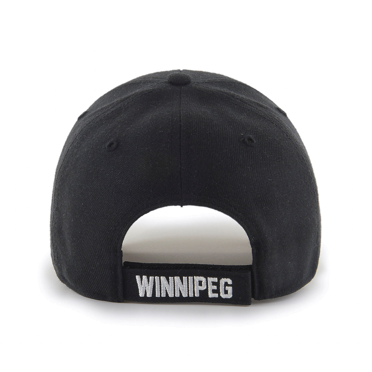 Winnipeg Jets NHL 47 Brand Men Black/White MVP Adjustable Hat product image 2, provided for visual reference and product