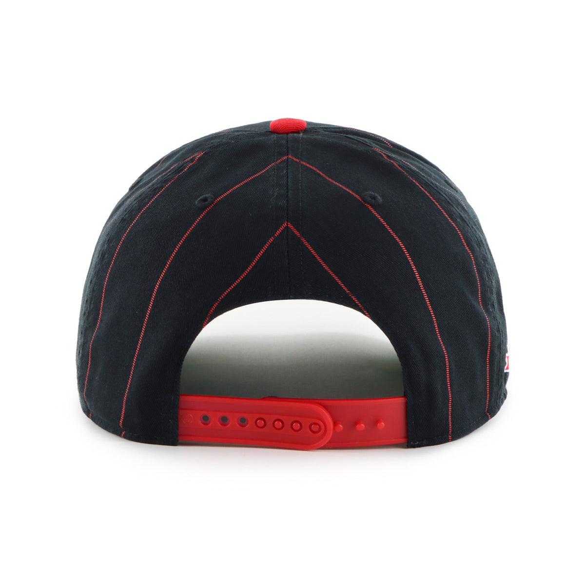 Montreal Canadiens NHL 47 Brand Men Black Pinstripe Hitch Adjustable Hat product image 2, provided for visual reference and