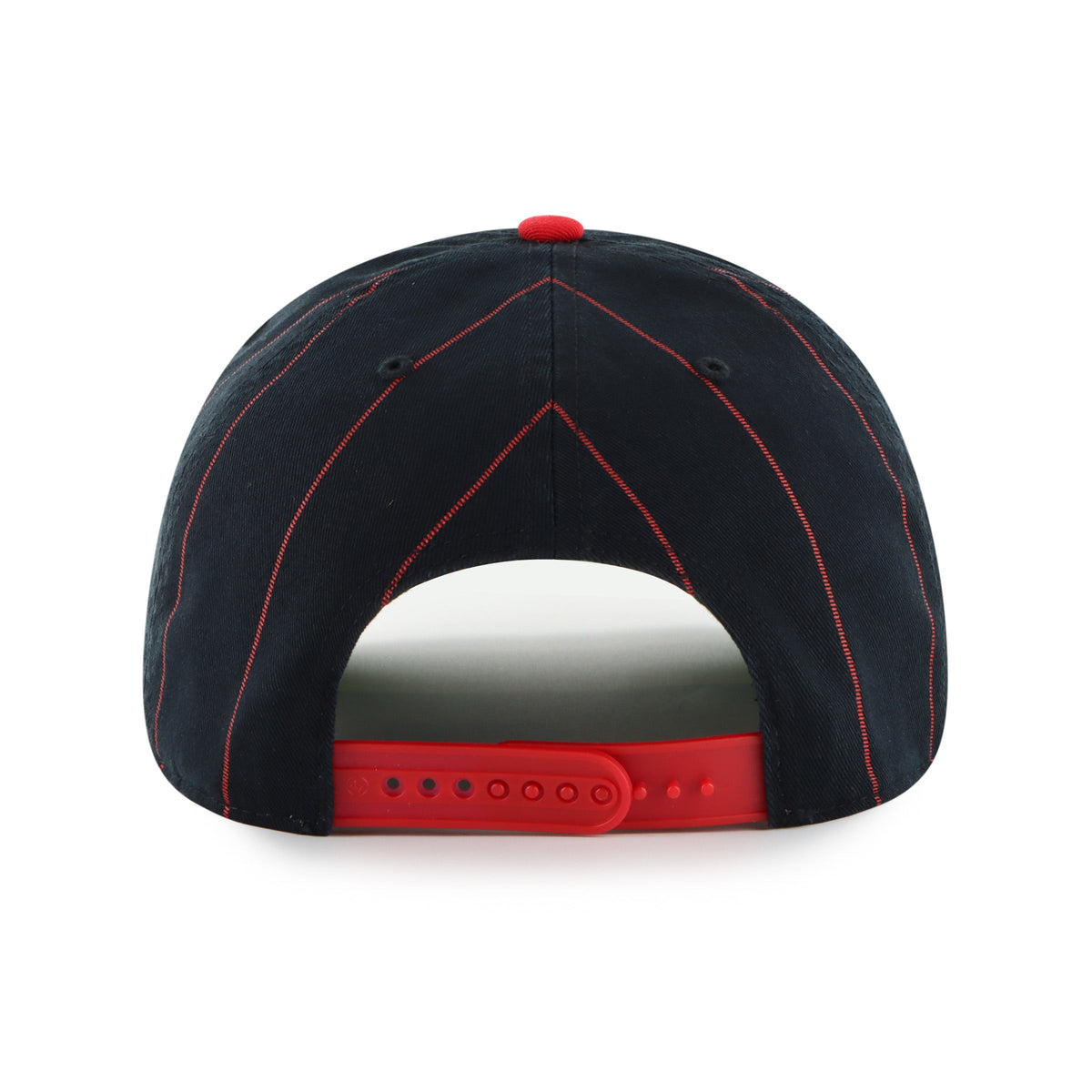 Ottawa Senators NHL 47 Brand Men Black Pinstripe Hitch Adjustable Hat product image 2, provided for visual reference and