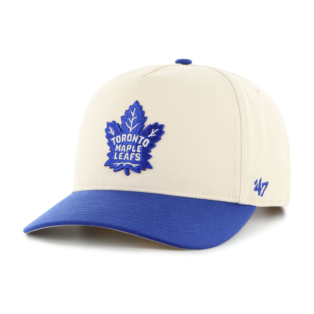 Toronto Maple Leafs NHL 47 Brand Men Natural Two Tone Hitch Adjustable Hat product image 1, provided for visual reference