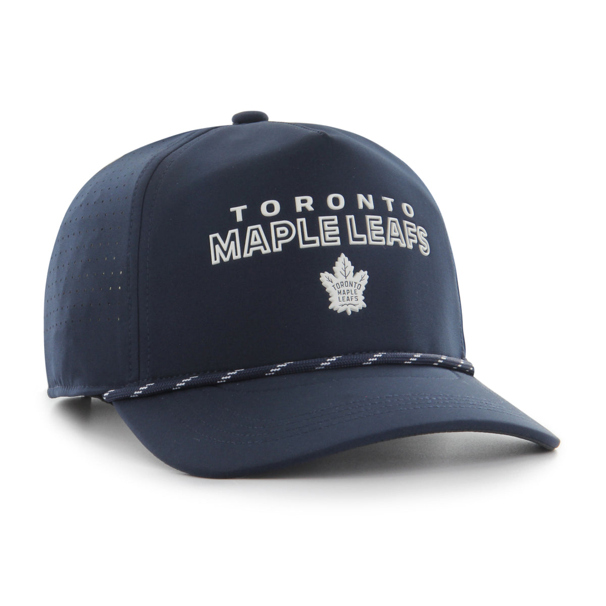 Toronto Maple Leafs NHL 47 Brand Men Navy Vault Hitch Adjustable Hat product image 3, provided for visual reference and