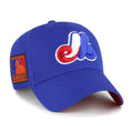 Montreal Expos MLB 47 Brand Men Royal 125th Anniversary MVP Sure Shot Snapback product image 1, provided for visual