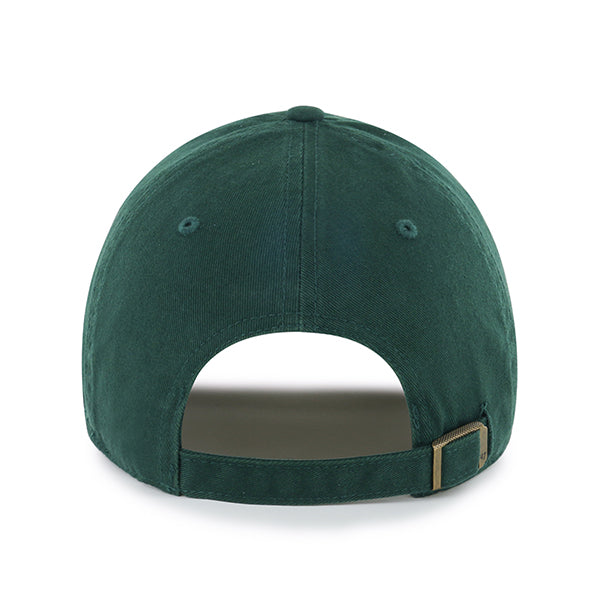 Michigan State Spartans NCAA 47 Brand Men Green Clean Up Adjustable Hat product image 2, provided for visual reference and