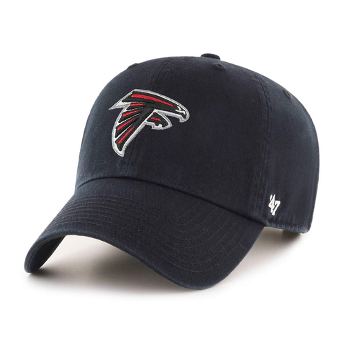 Atlanta Falcons NFL 47 Brand Men Black Clean up Adjustable Hat product image 1, provided for visual reference and product