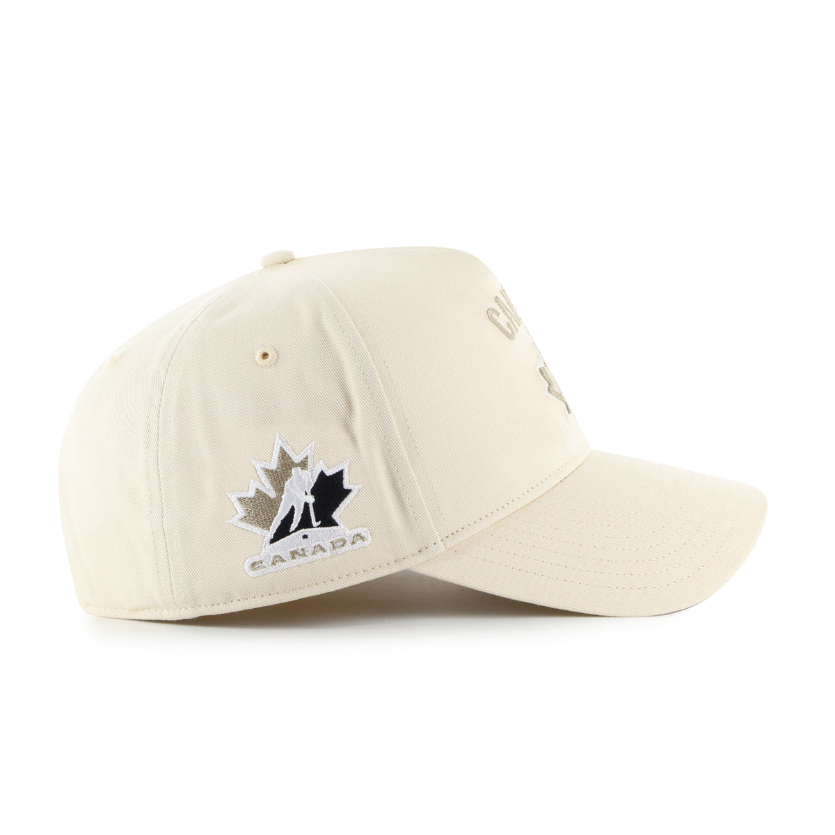 Hockey Canada IIHF 47 Brand Men Creme De La Creme Sure Shot A-Frame Snapback Hat product image 4, provided for visual