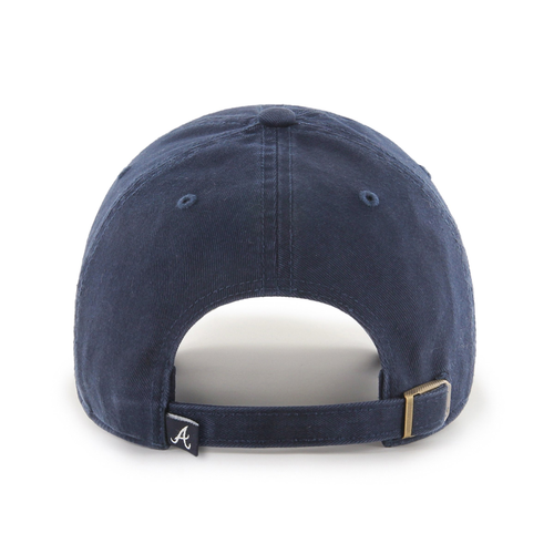 Atlanta Braves MLB 47 Brand Men Navy Blue Clean Up Adjustable Hat product image 2, provided for visual reference and product