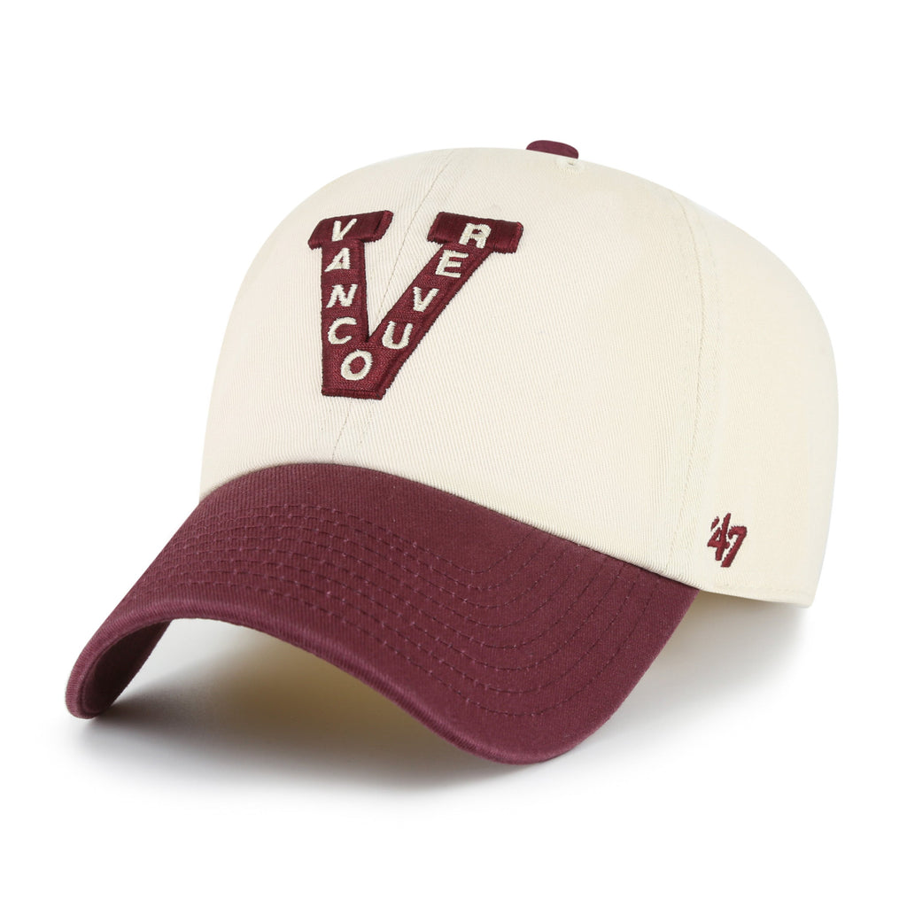 Vancouver Millionaires NHL 47 Brand Men Natural Two Tone Clean Up Adjustable Hat product image 1, provided for visual