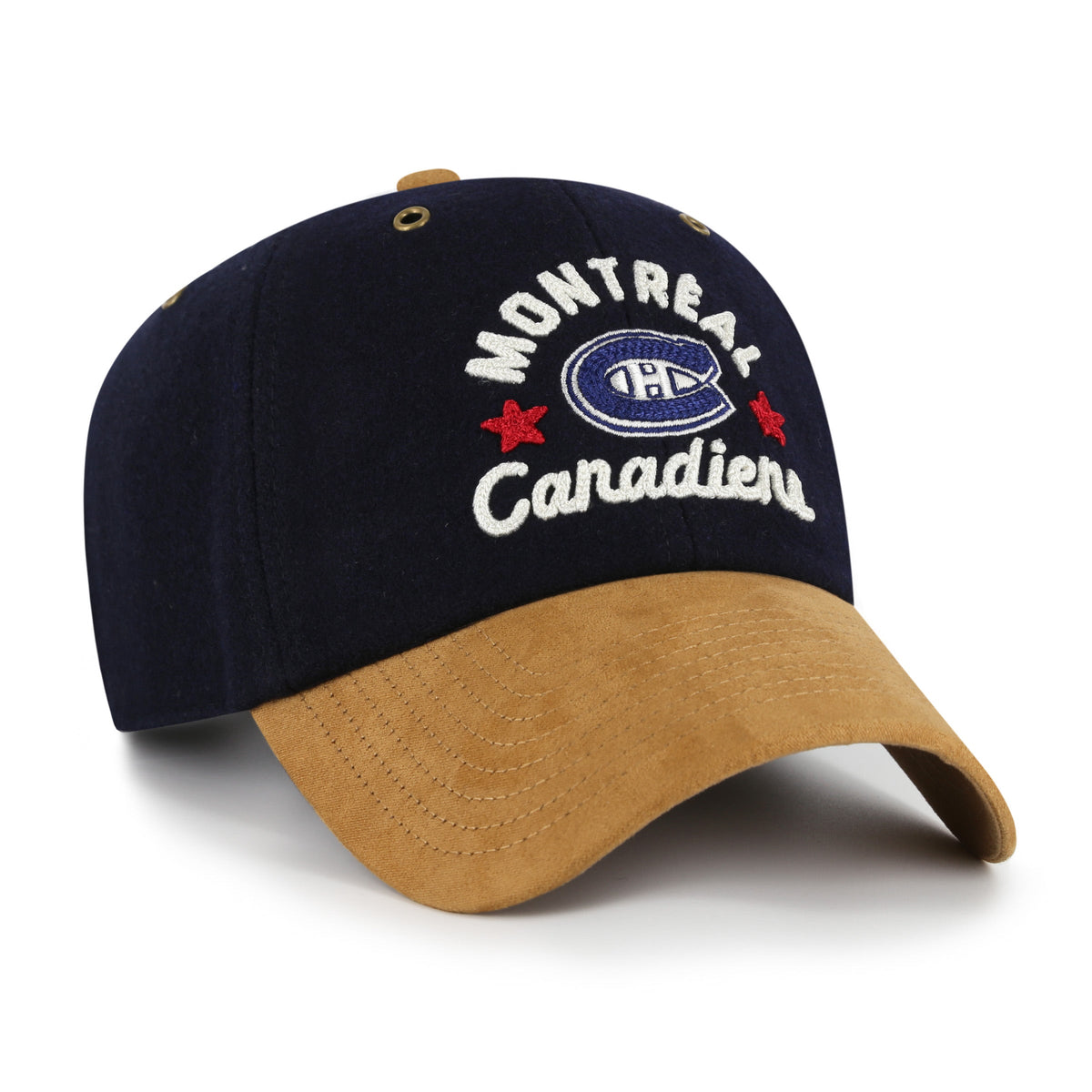 Montreal Canadiens NHL 47 Brand Men Navy HPD Clean Up Adjustable Hat product image 3, provided for visual reference and