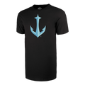 Seattle Kraken NHL 47 Brand Men Black Imprint Fan T-Shirt product image 1, provided for visual reference and product detail