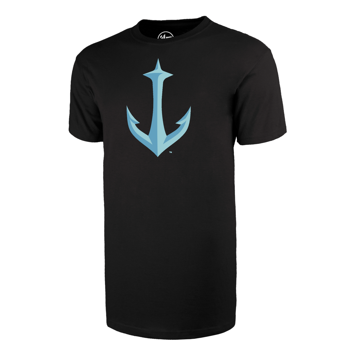 Seattle Kraken NHL 47 Brand Men Black Imprint Fan T-Shirt product image 1, provided for visual reference and product detail