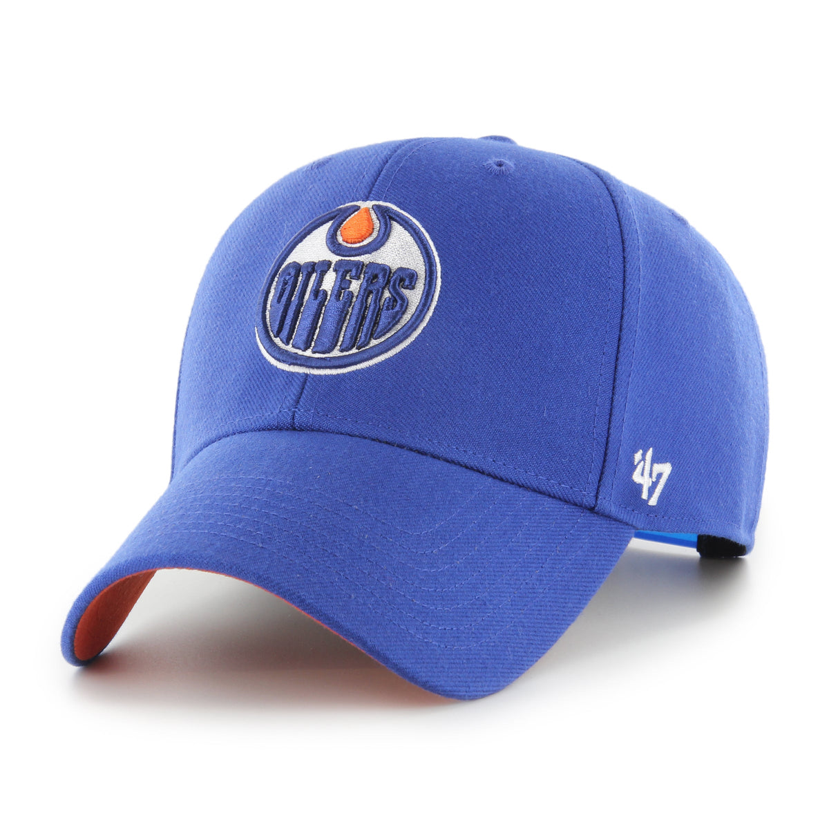 Edmonton Oilers NHL 47 Brand Men Royal Blue 1990 Stanley Cup Championship MVP Sure Shot Snapback product image 4, provided