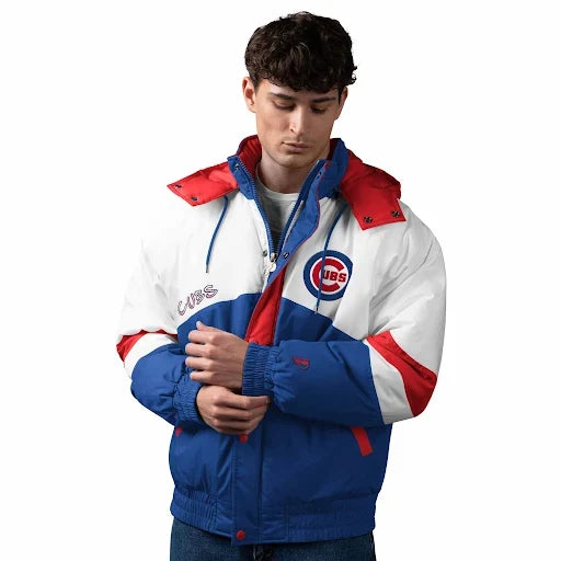 Chicago Cubs Pro Player Shoulder To Shoulder Jacket product image 1, provided for visual reference and product detail review