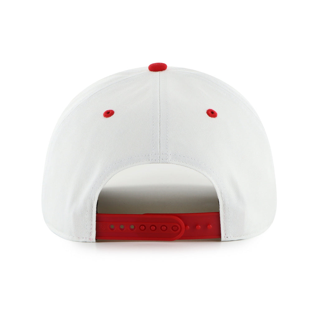 Montreal Canadiens NHL 47 Brand Men White Roscoe Rope Hitch Snapback Hat product image 2, provided for visual reference and