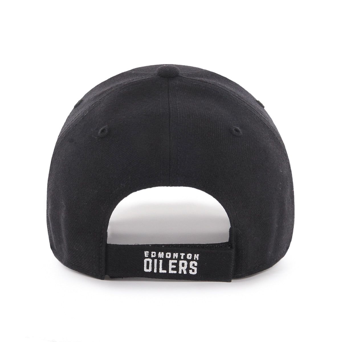 Edmonton Oilers NHL 47 Brand Men Black White MVP Adjustable Hat product image 2, provided for visual reference and product