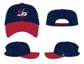 Winnipeg Jets NHL 47 Brand Men Navy/Red Two Tone MVP Adjustable Hat product image 1, provided for visual reference and