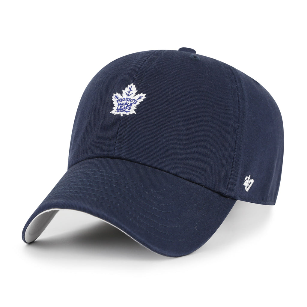 Toronto Maple Leafs NHL 47 Brand Navy Base Runner Ballpark Clean Up Adjustable Hat product image 1, provided for visual