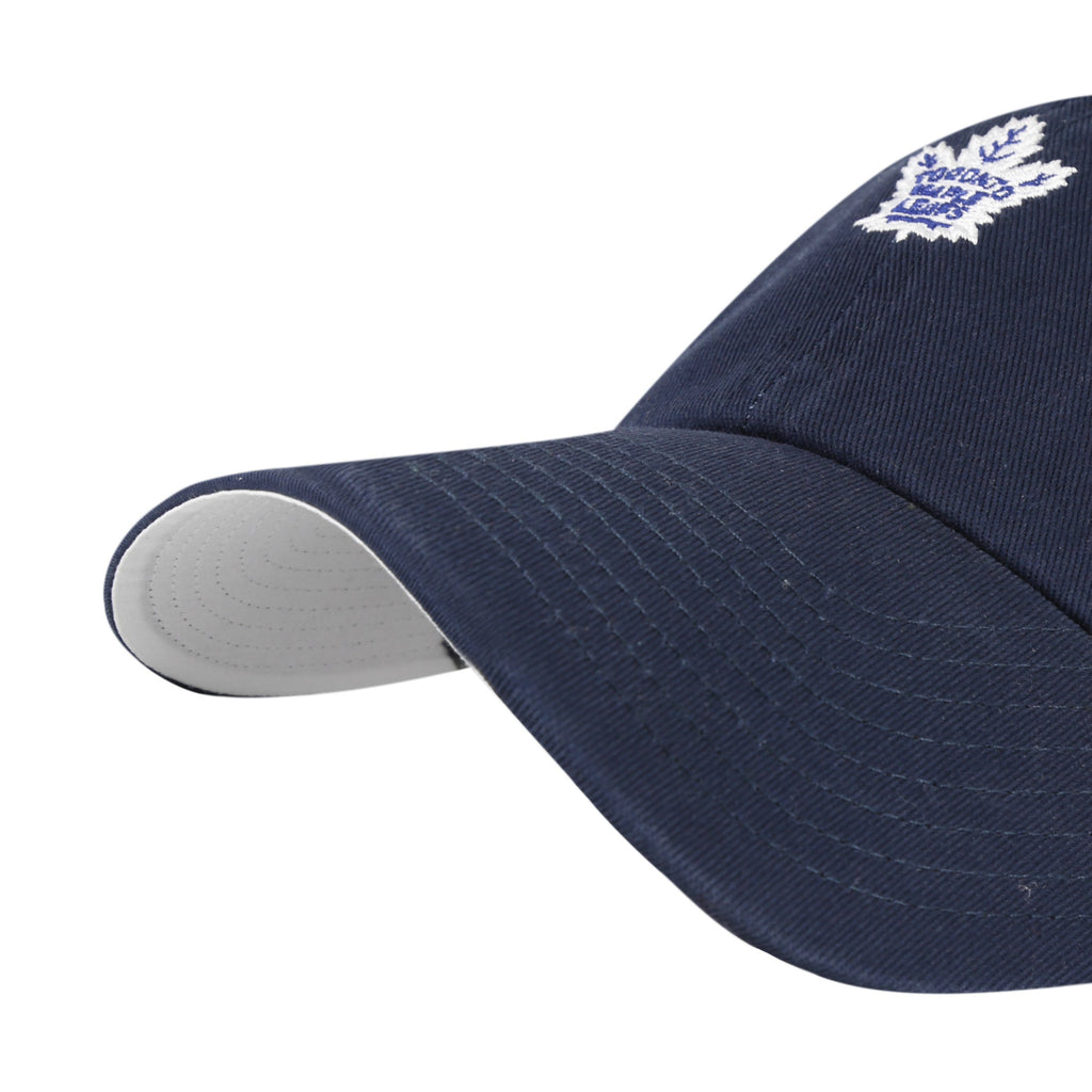 Toronto Maple Leafs NHL 47 Brand Navy Base Runner Ballpark Clean Up Adjustable Hat product image 3, provided for visual
