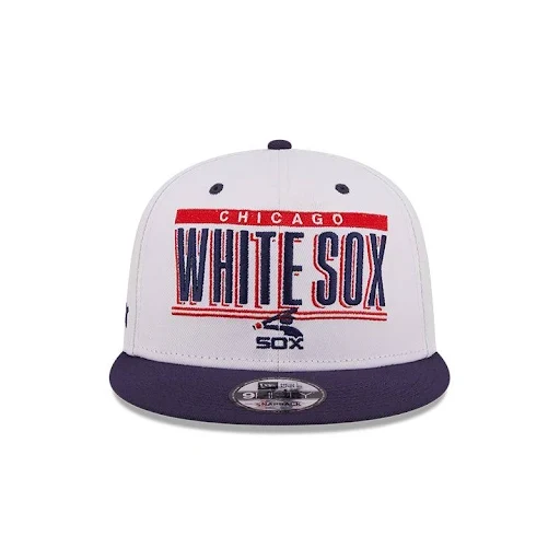Chicago White Sox White Batterman Retro Title 9FIFTY Snap product image 4, provided for visual reference and product detail