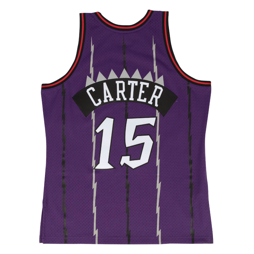 Vince Carter Toronto Raptors NBA Mitchell & Ness Infant Purple 1998-99 Hardwood Classics Swingman Jersey product image 2,