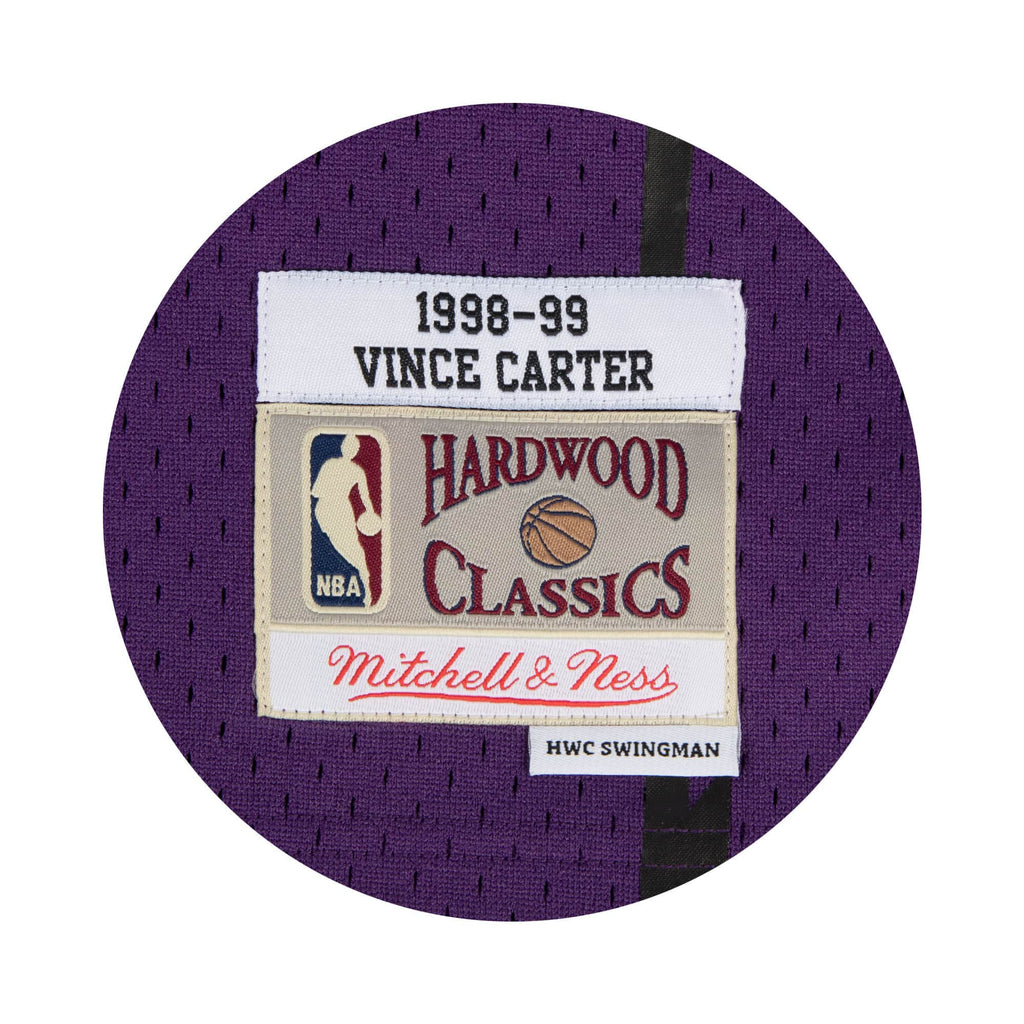 Vince Carter Toronto Raptors NBA Mitchell & Ness Infant Purple 1998-99 Hardwood Classics Swingman Jersey product image 3,