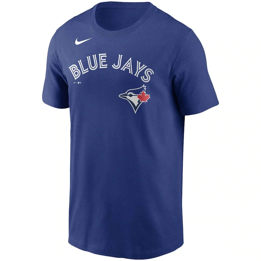 Vladimir Guerrero Jr. Toronto Blue Jays MLB Nike Men Royal Blue Name & Number T-Shirt product image 2, provided for visual