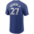 Vladimir Guerrero Jr. Toronto Blue Jays MLB Nike Men Royal Blue Name & Number T-Shirt product image 1, provided for visual
