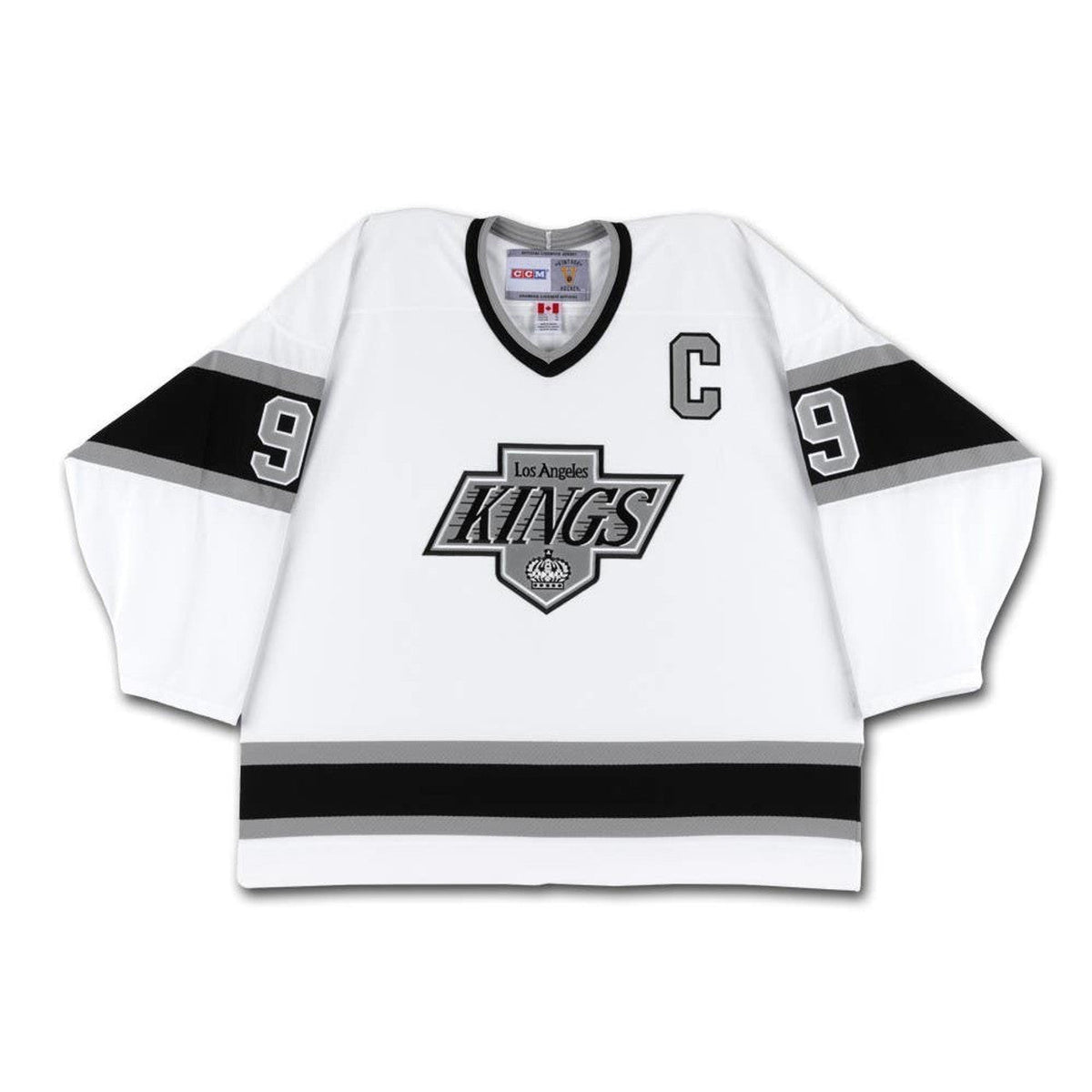 Wayne Gretzky Los Angeles Kings NHL CCM White Autographed Authentic Vintage Jersey product image 2, provided for visual