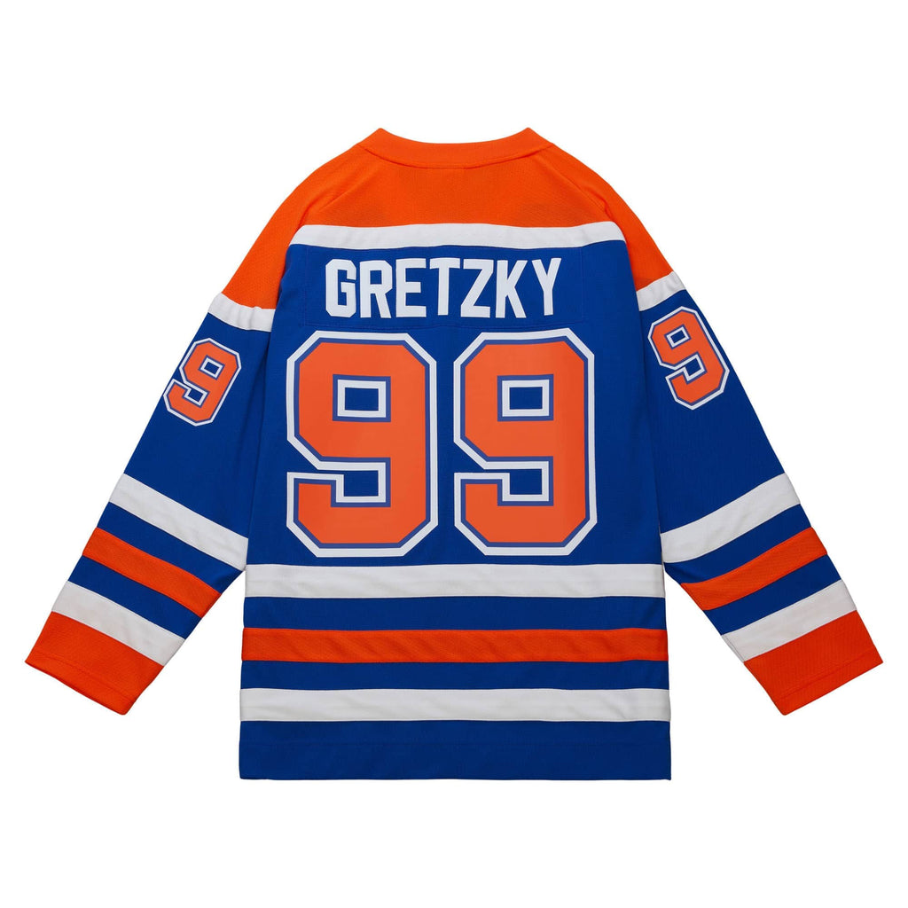 Wayne Gretzky Edmonton Oilers NHL Mitchell & Ness Men Royal Blue 1986 Blue Line Authentic Jersey product image 1, provided